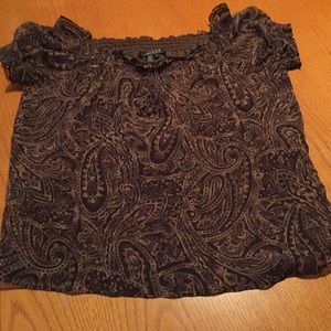 Ralph Lauren dress top EUC
